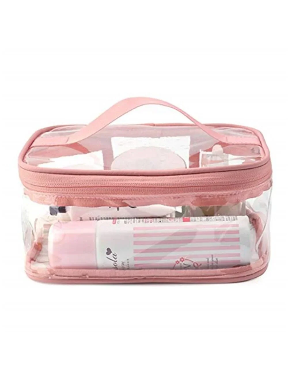 Makeup Bag Zipper Waterproof Portable Travel Storage Pouch 2 Pcs